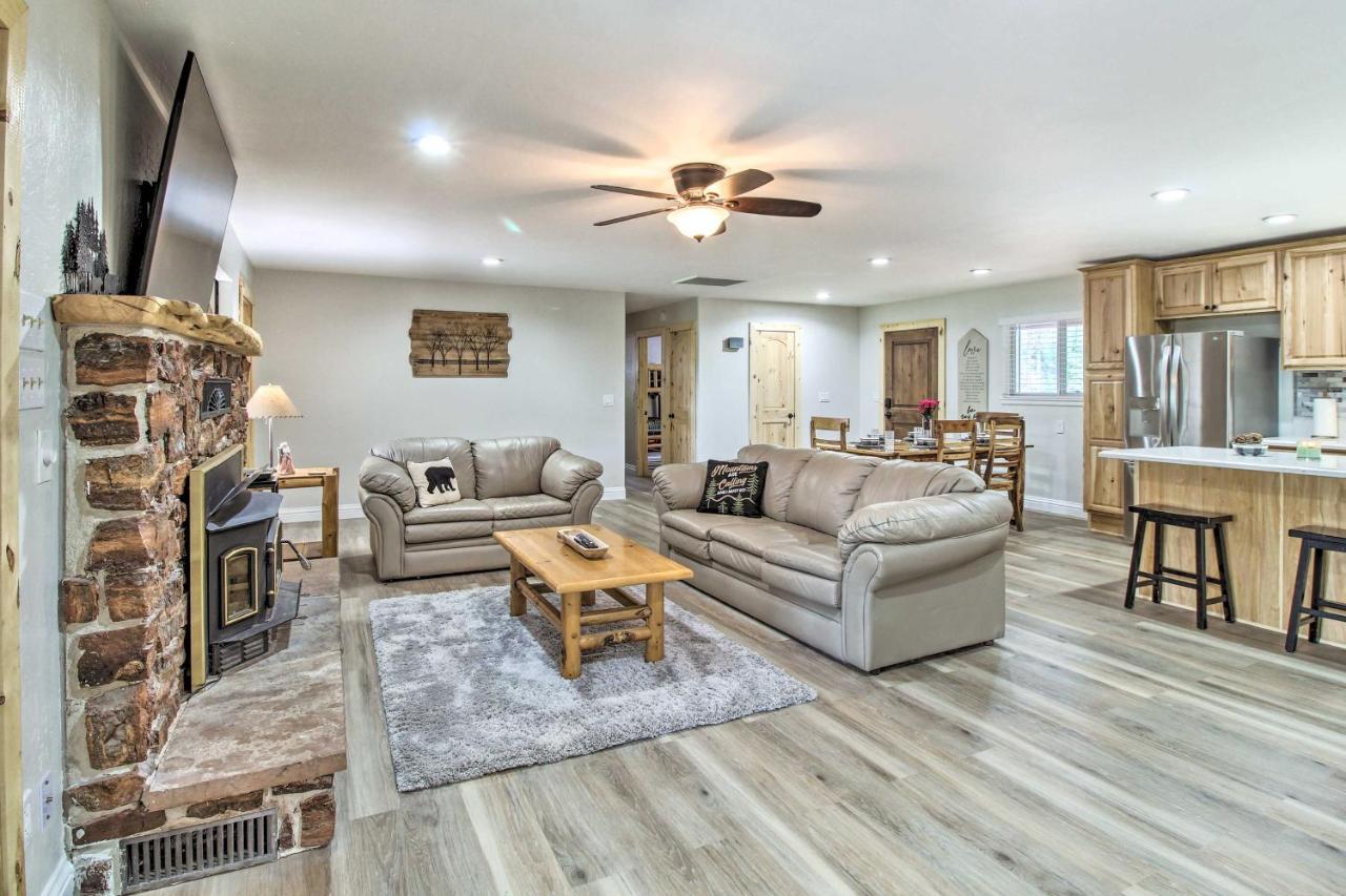 Pinetop Creekside Cabin Secret Game Room! Exterior foto