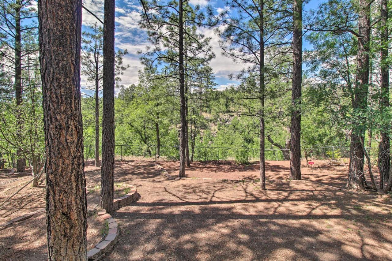 Pinetop Creekside Cabin Secret Game Room! Exterior foto