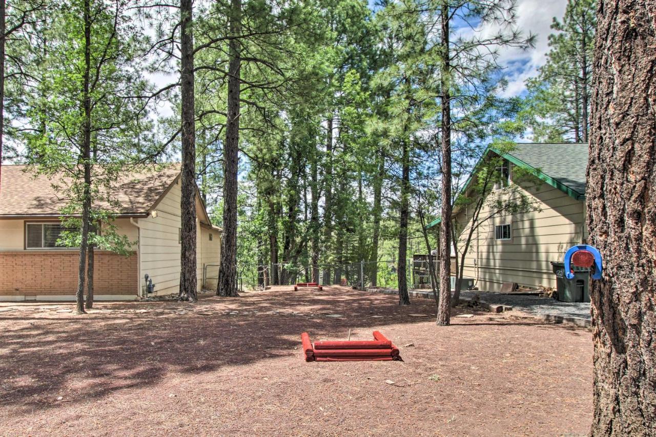 Pinetop Creekside Cabin Secret Game Room! Exterior foto